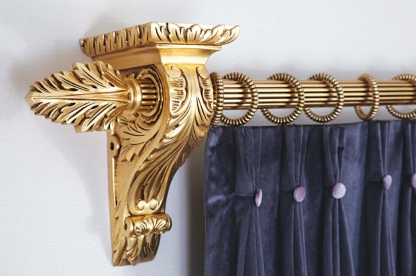 Rustic Curtain Accessories. Efes-11.1090 - Curtain Tieback - Curtain Holder - Curtain Rod Bracket -Tassel - Curtain Rail