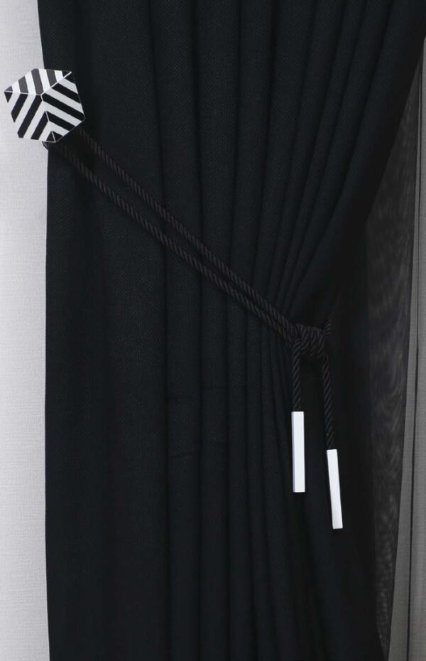 Kocaeli Curtain Accessories. cube with a black and white striped. Petra 26.2010 - Image 3