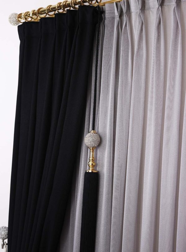 Palmira Curtain Accessories - Curtain Tieback - Curtain Holder - Tassel - Curtain Rail - Curtain Holdback- Metal Accessories -16.1220 - Image 8