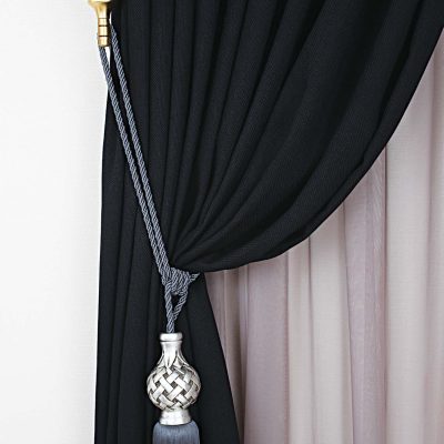 Rustic Curtain Accessories. Efes-11.1750 – Curtain Tieback – Curtain Holder – Curtain Rod Bracket -Tassel – Curtain Rail – Curtain Holdback