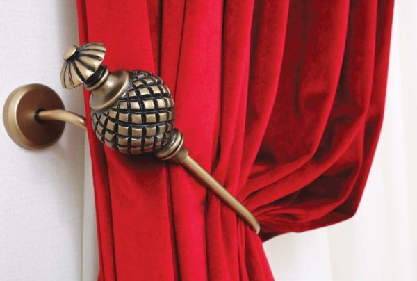 Rustic Curtain Accessories. Efes-1.1800- Curtain Tieback - Curtain Holder - Curtain Rod Bracket -Tassel - Curtain Rail - Curtain Holdback