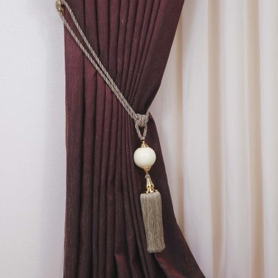 Tuzla Curtain Accessories. Ermitaj-14.1040 -Curtain Tieback – Curtain Holder – Tassel – Curtain Rail – Curtain Holdback- Modern Accessories