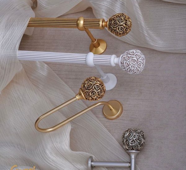 Rustic Curtain Accessories. Efes-11.1640 - Curtain Tieback - Curtain Holder - Curtain Rod Bracket -Tassel - Curtain Rail - Curtain Holdback - Image 12