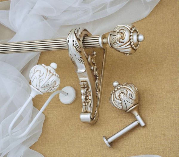 Rustic Curtain Accessories. Efes-11.1520 - curtain tieback - curtain holder - Curtain Rod Bracket -Tassel - Curtain Rail - Image 14