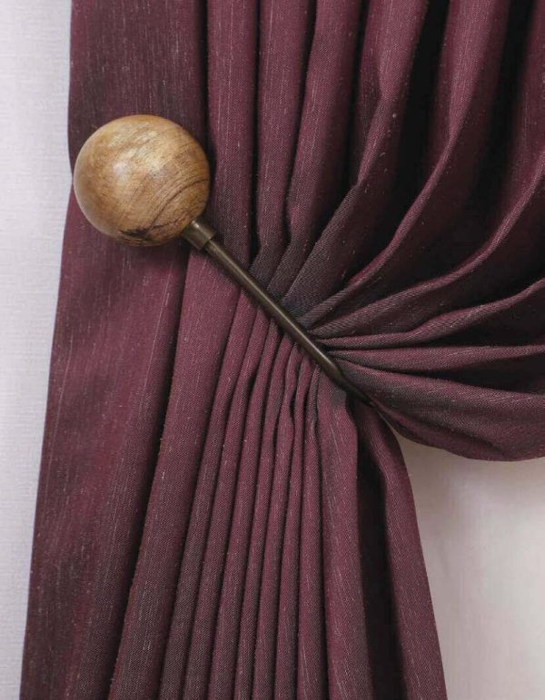 Tac Mahal Curtain Accessories. - Curtain Tieback - Curtain Holder - Tassel - Curtain Rail - Curtain Holdback- Wooden Accessories - 30.2020 - Image 2