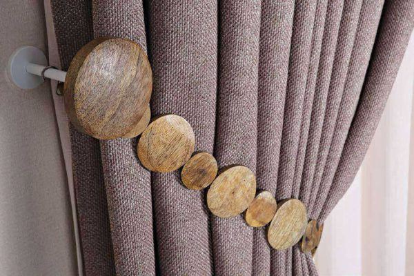 Curtain Accessories - Wooden Backdrop Curtain Tie- Bracol Wood Chain- Bracol Necklace Wood