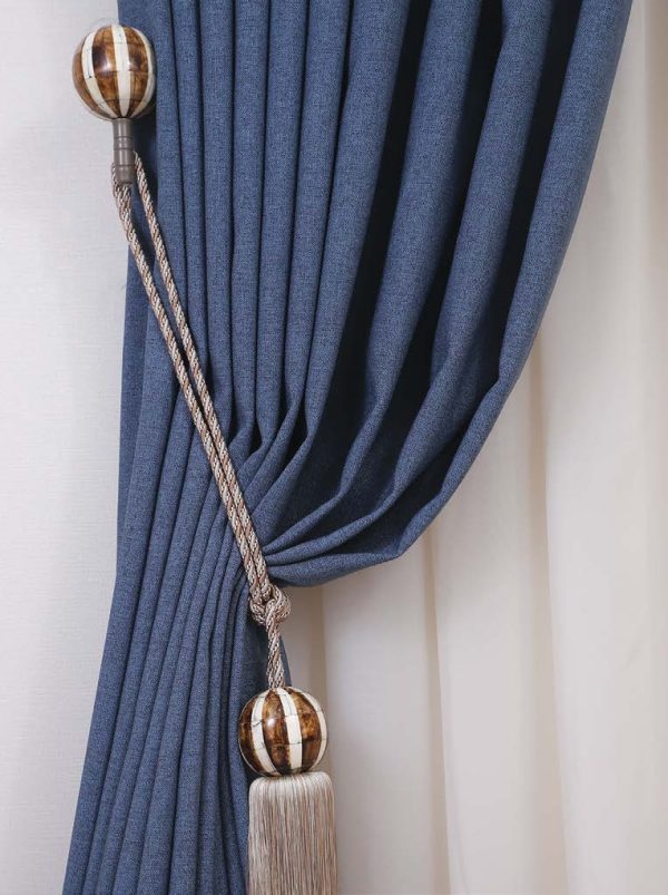 Tac Mahal Curtain Accessories. - Curtain Tieback - Curtain Holder - Tassel - Curtain Rail - Curtain Holdback- Wooden Accessories - 30.2200 - Image 3