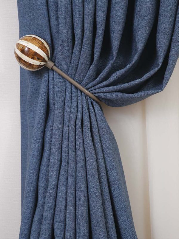 Tac Mahal Curtain Accessories. - Curtain Tieback - Curtain Holder - Tassel - Curtain Rail - Curtain Holdback- Wooden Accessories - 30.2200 - Image 2