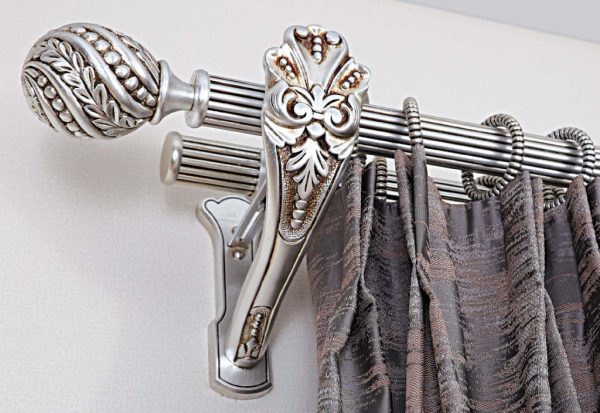 Rustic Curtain Accessories. Efes-11.1540 - Curtain Tieback - Curtain Holder - Curtain Rod Bracket -Tassel - Curtain Rail - Curtain Holdback