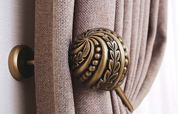 Rustic Curtain Accessories. Efes-11.1540 - Curtain Tieback - Curtain Holder - Curtain Rod Bracket -Tassel - Curtain Rail - Curtain Holdback - Image 3