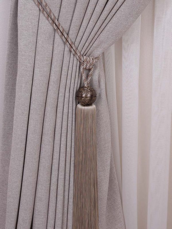 Persepolis Curtain Accessories - Curtain Tieback - Curtain Holder - Tassel - Curtain Rail - Curtain Holdback- Metal Accessories -12.1100 - Image 3