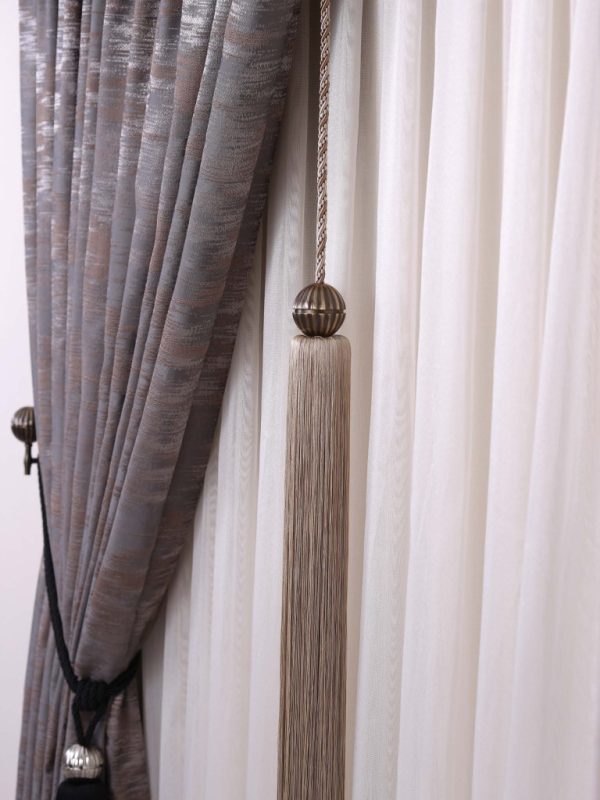 Persepolis Curtain Accessories. - curtain tieback - curtain holder - Tassel - Curtain Rail - Curtain Holdback- Metal accessories  -12.1240