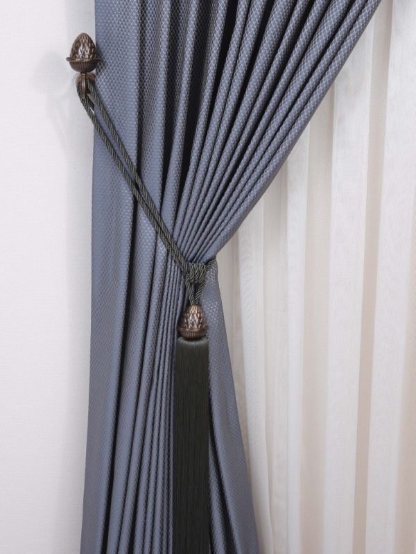 Persepolis Curtain Accessories - Curtain Tieback - Curtain Holder - Tassel - Curtain Rail - Curtain Holdback- Metal accessories -12.1140