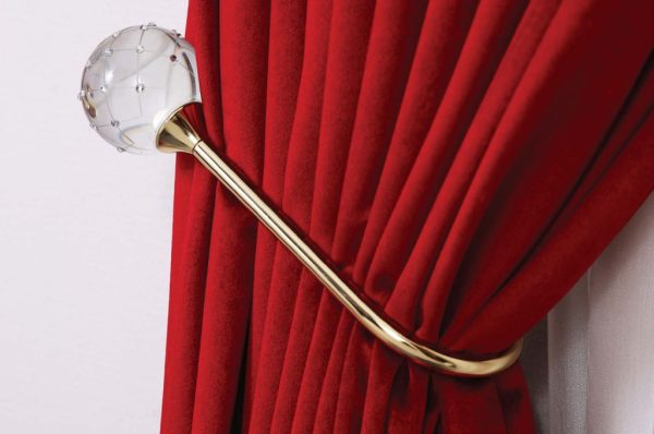 Faselis Curtain Accessories - Curtain Tieback - Curtain Holder- Curtain Rail - Curtain Holdback- Metal Accessories -13.1250 - Image 2