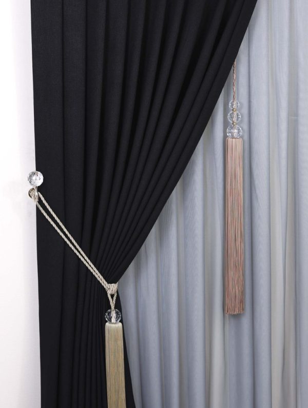 Faselis Curtain Accessories - Curtain Tieback - Tassel – Curtain Holder- Curtain Rail - Curtain Holdback- Curtain Pendant- Metal Accessories -13.1150