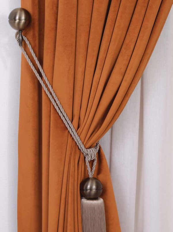 Palmira Curtain Accessories - Curtain Tieback - Curtain Holder - Tassel - Curtain Rail - Curtain Holdback- Metal Accessories -16.1830 - Image 7