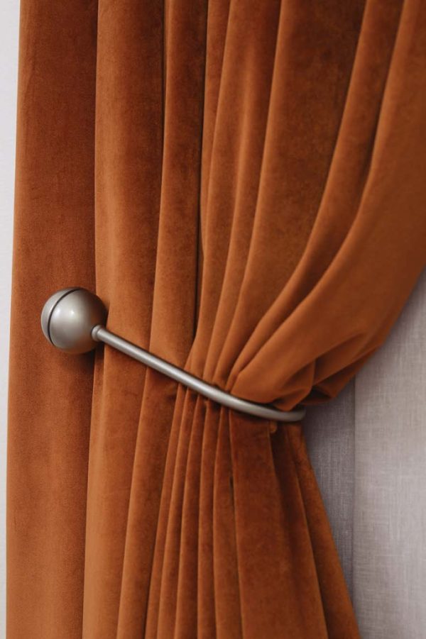 Palmira Curtain Accessories - Curtain Tieback - Curtain Holder - Tassel - Curtain Rail - Curtain Holdback- Metal Accessories -16.1830 - Image 5