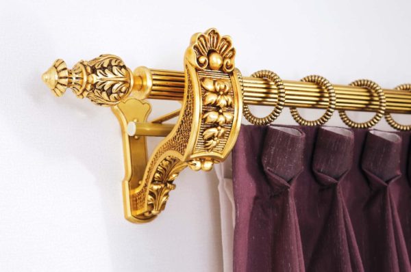 Rustic Curtain Accessories. Efes-11.1760 -Curtain Tieback - Curtain Holder - Curtain Rod Bracket -Tassel - Curtain Rail - Curtain Holdback