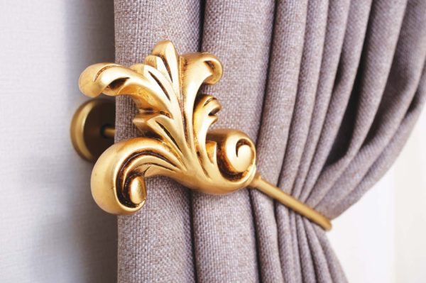 Rustic Curtain Accessories. Efes-11.1730 - Curtain Tieback - Curtain Holder - Curtain Rod Bracket -Tassel - Curtain Rail - Curtain Holdback - Image 19