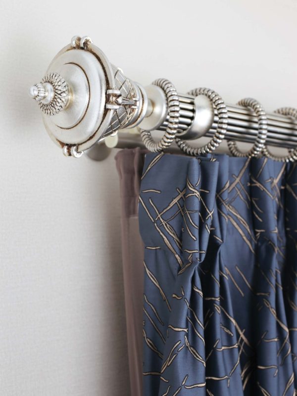 Rustic Curtain Accessories. Efes-11.1680 - Curtain Tieback - Curtain Holder - Curtain Rod Bracket -Tassel - Curtain Rail - Curtain Holdback