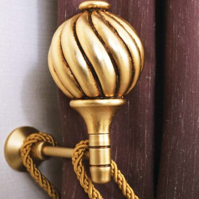 Rustic Curtain Accessories. Efes-11.1110- Curtain Tieback – Curtain Holder – Curtain Rod Bracket -Tassel – Curtain Rail – Curtain Holdback