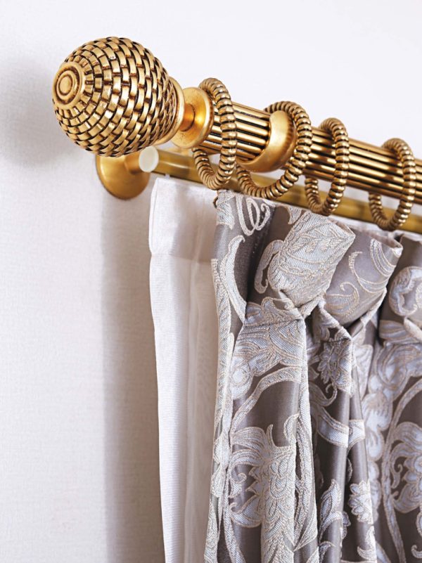 Rustic Curtain Accessories. Efes-11.1650- Curtain tieback - Curtain holder - Curtain Rod Bracket -Tassel - Curtain Rail - Curtain Holdback