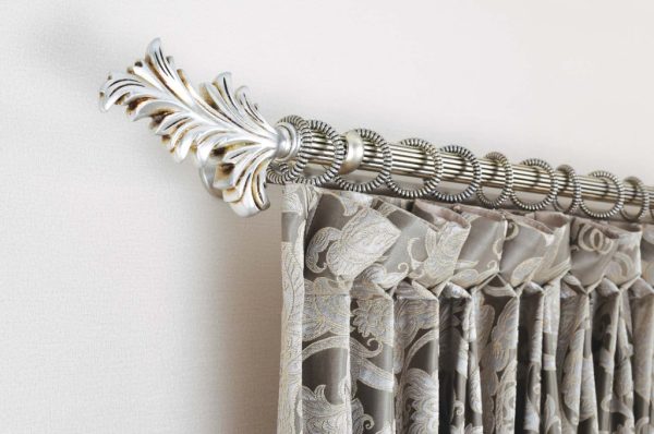 Rustic Curtain Accessories. Efes-11.1780 - Curtain Tieback - Curtain Holder - Curtain Rod Bracket -Tassel - Curtain Rail - Curtain Holdback