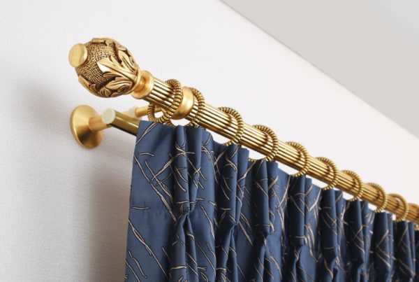 Rustic Curtain Accessories. Efes-11.1210 - Curtain Tieback - Curtain Holder - Curtain Rod Bracket -Tassel - Curtain Rail - Curtain Holdback