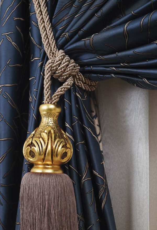 Rustic Curtain Accessories. Efes-11.1210 - Curtain Tieback - Curtain Holder - Curtain Rod Bracket -Tassel - Curtain Rail - Curtain Holdback - Image 4