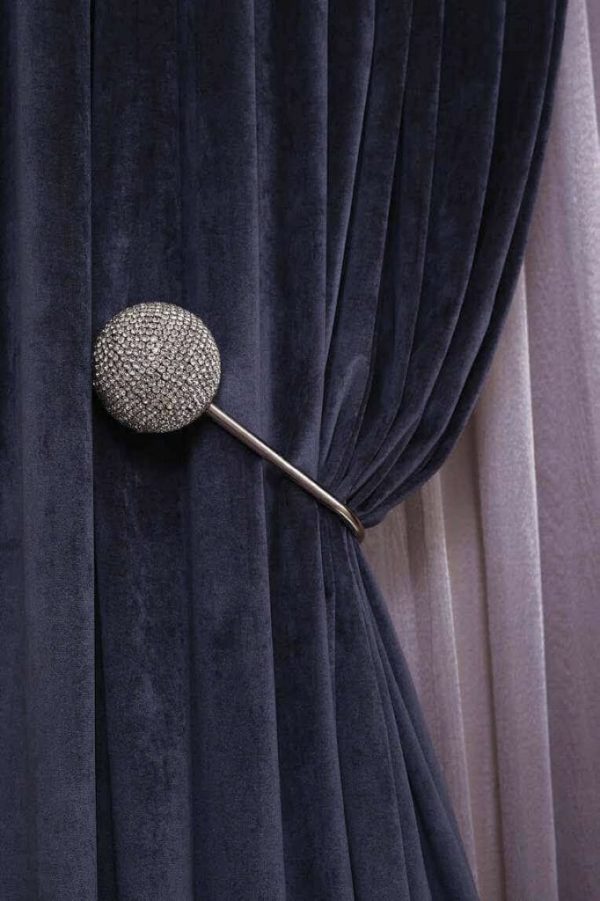 Palmira Curtain Accessories - Curtain Tieback - Curtain Holder - Tassel - Curtain Rail - Curtain Holdback- Metal Accessories -16.1220 - Image 4