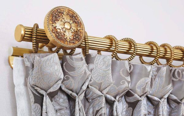 Rustic Curtain Accessories. Efes-11.2500 - Curtain Tieback - Curtain Holder - Curtain Rod Bracket -Tassel - Curtain Rail - Curtain Holdback