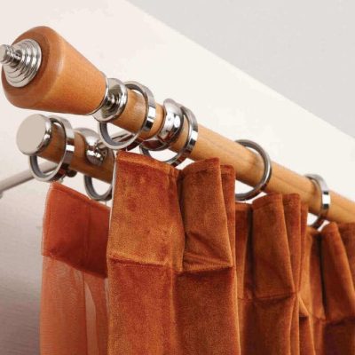 Truva Curtain Accessories – Curtain Tieback – Curtain Holder – Tassel – Curtain Rail – Curtain Holdback- Wooden Accessories -17.1060